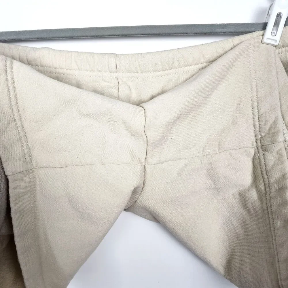 Wilfred Free Aritzia Comfort Cotton Sweatpant Shorts Cream Ivory Size X-Large